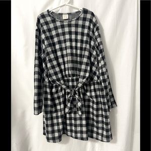 Zara Girl Plaid Dress Size 9